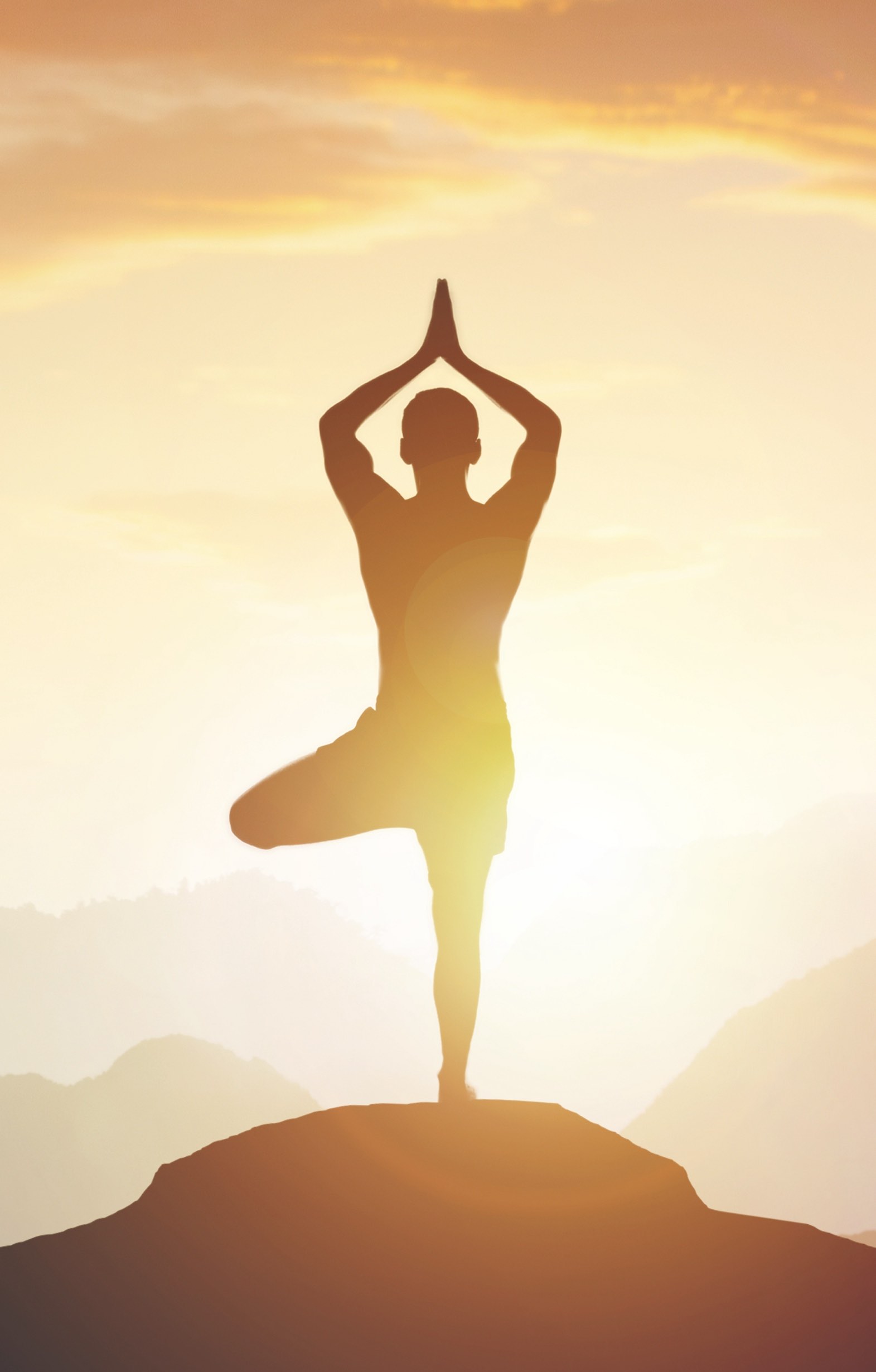 Tree pose yoga